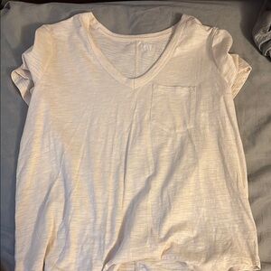 GAP Soft Beige V-Neck Tee